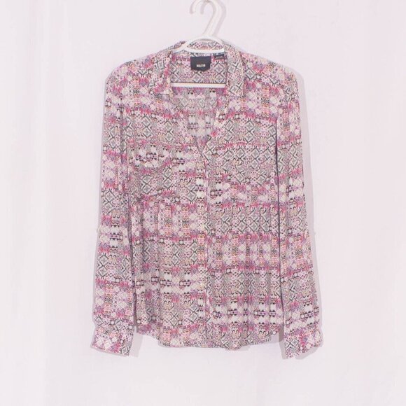 ANTHROPOLOGIE MAEVE Islet Button Front Blouse Size M - Picture 2 of 6